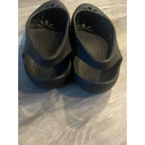 CROCS Kadee Slingback Ballet Black Flats Slip On Comfort Shoes Women's Size 9 - Picture 7 of 9